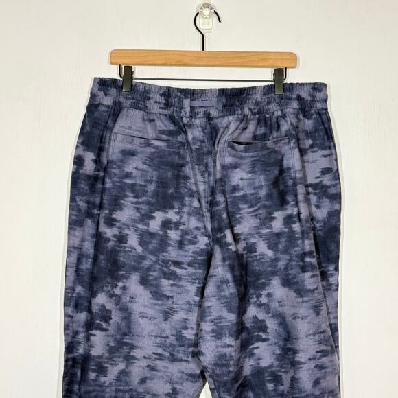 NEW Athleta Farallon Jogger Plus Size 18 Violet Tie Dye Drawstring Athleisure - Picture 7 of 10